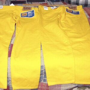 Lee's Alife/Shop/Museum Lemon Colored Jeans